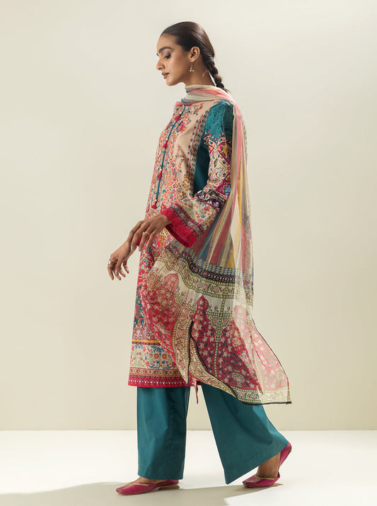 3 PIECE - EMBROIDERED LAWN SUIT - IMPERIAL REVEAL MORBAGH SU_23   