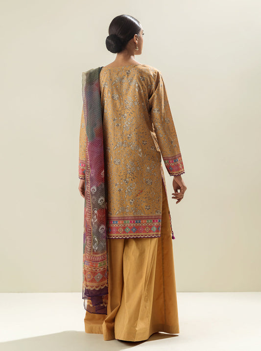 3 PIECE - EMBROIDERED LAWN SUIT - TRIBAL DAWN MORBAGH SU_23   