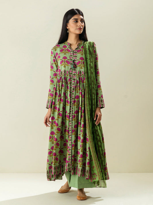 3 PIECE - PRINTED VISCOSE SUIT - PAINTERLY FINNESE MORBAGH SU_23   