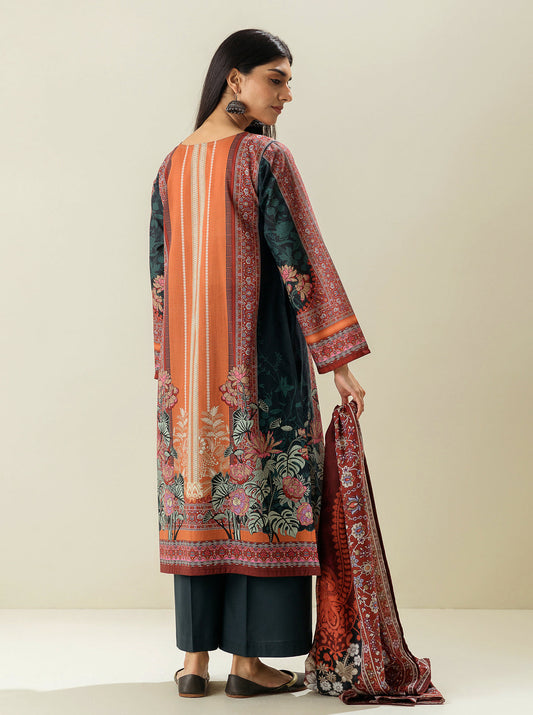 3 PIECE - PRINTED LAWN SUIT - MODERN WEAVES MORBAGH SU_23   