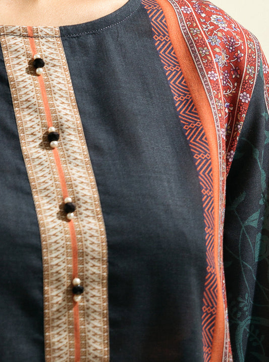 3 PIECE - PRINTED LAWN SUIT - MODERN WEAVES MORBAGH SU_23   