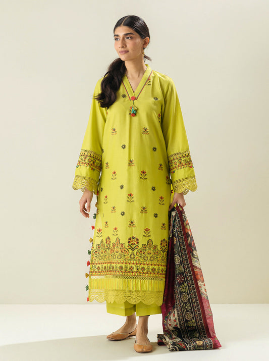 3 PIECE - EMBROIDERED LAWN SUIT - BAGHDAD SPRING MORBAGH SU_23   