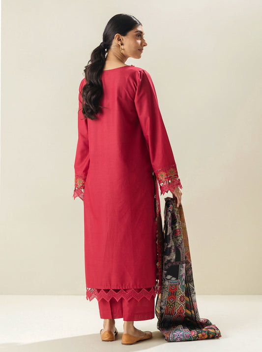 3 PIECE - EMBROIDERED LAWN SUIT - MULBERRY ERA MORBAGH SU_23   