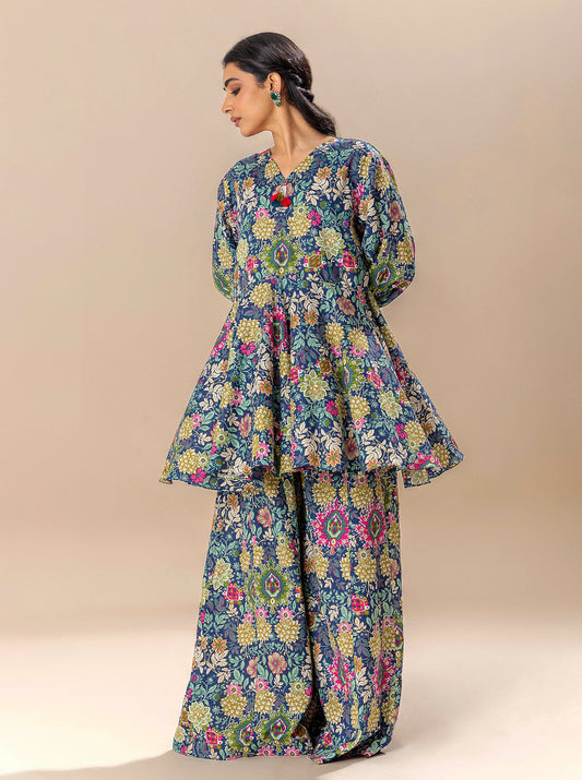 2 PIECE PRINTED LAWN SUIT-VIVID BLOOM BT-MORBAGH SU_24   