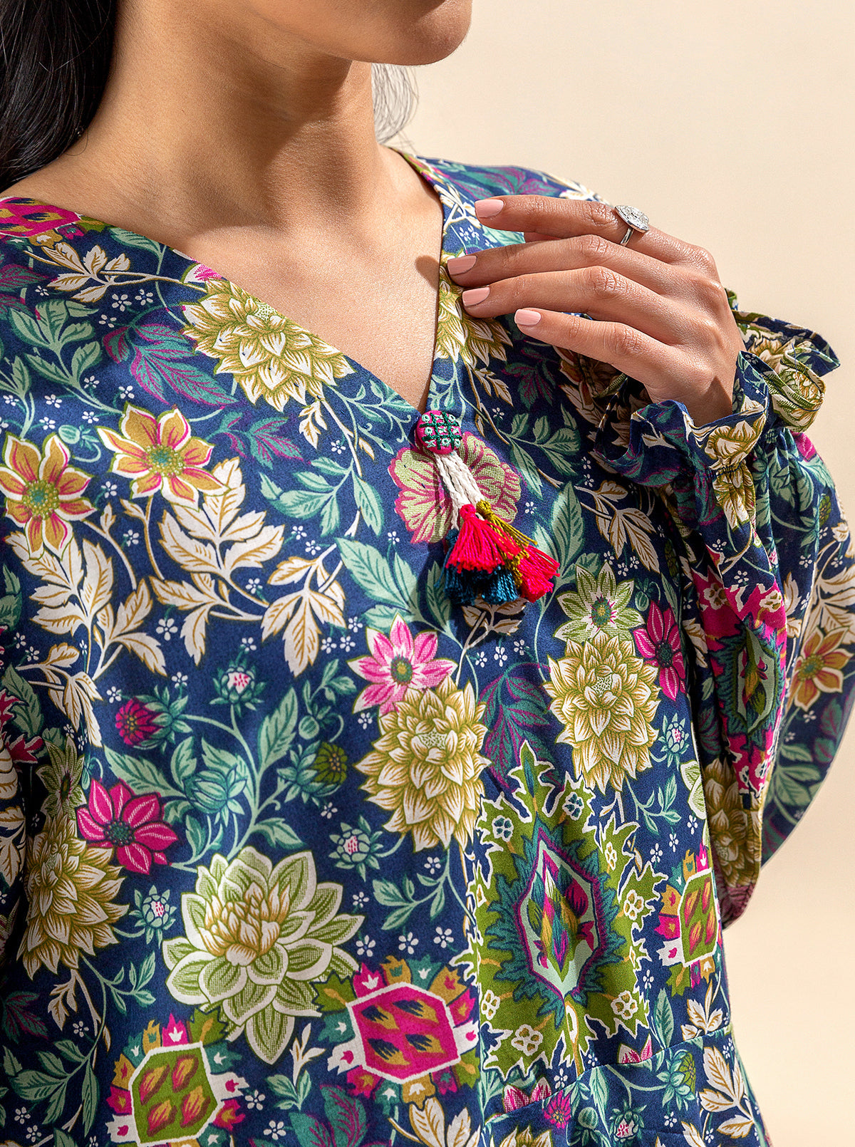 2 PIECE PRINTED LAWN SUIT-VIVID BLOOM BT-MORBAGH SU_24   