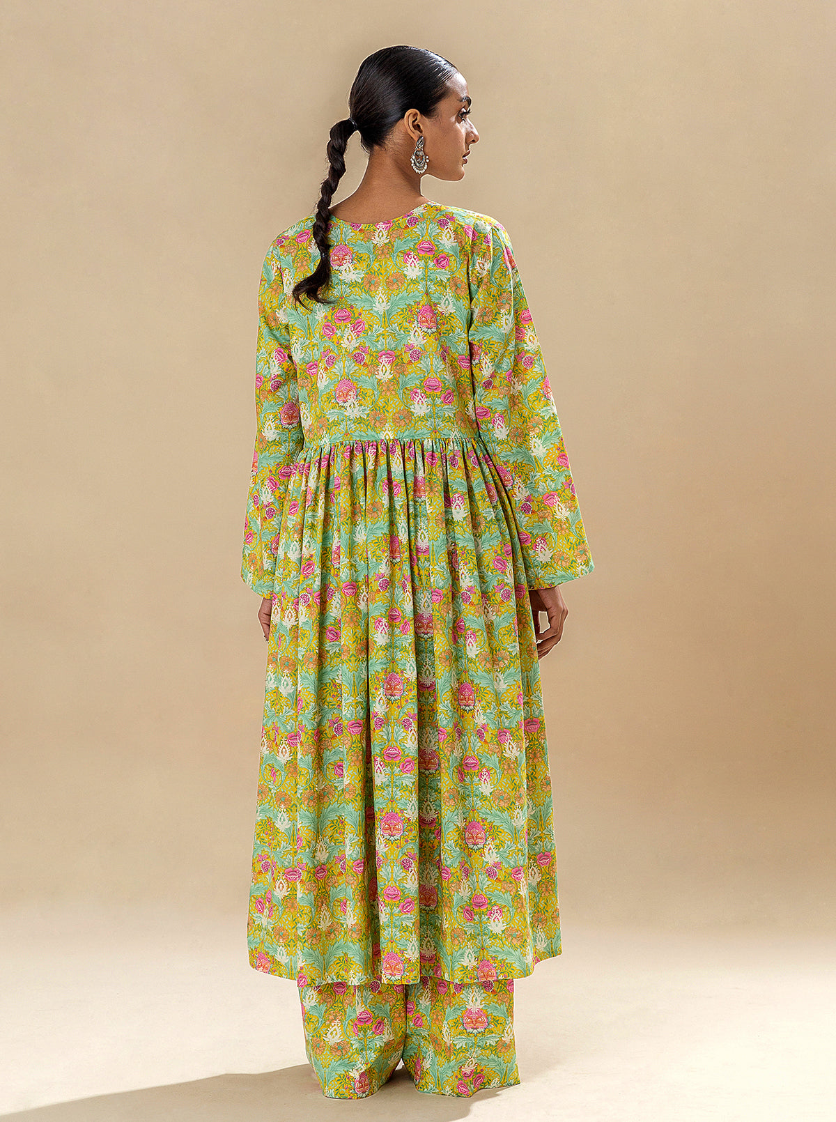 2 PIECE PRINTED LAWN SUIT-EVA GREEN BT-MORBAGH SU_24   