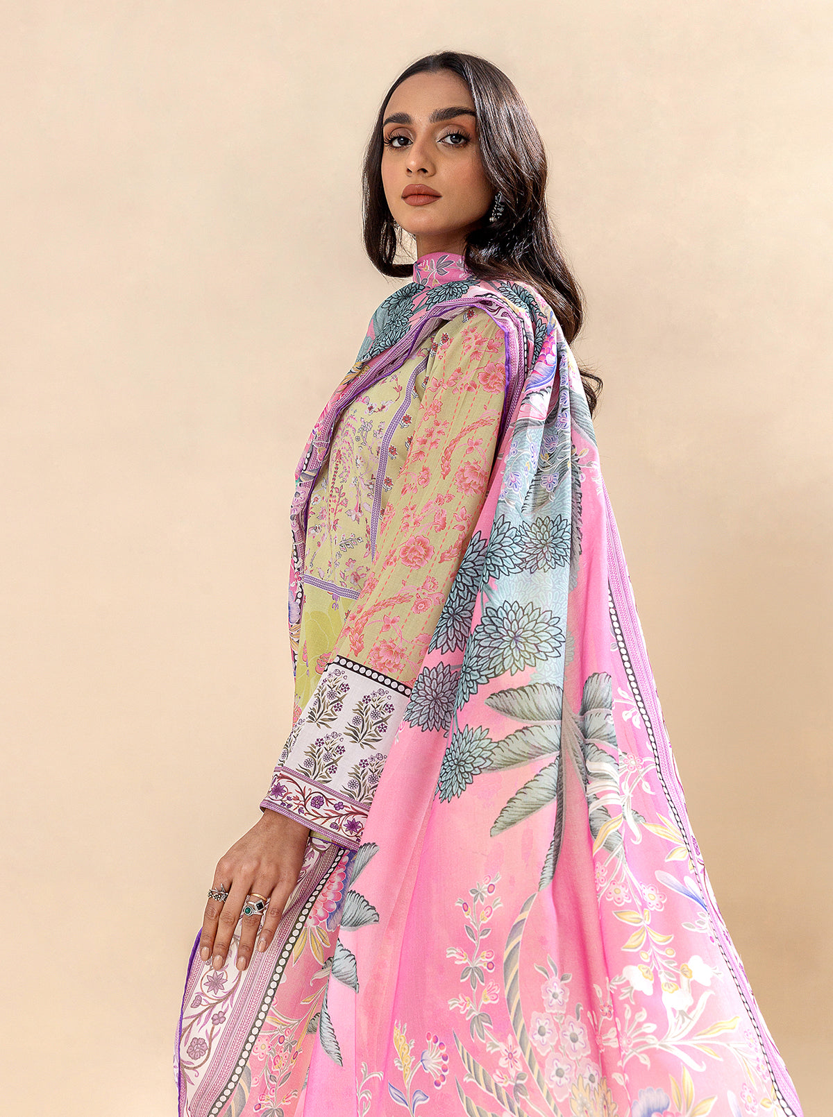 2 PIECE PRINTED LAWN SUIT-VIBRANT BLISS BT-MORBAGH SU_24   