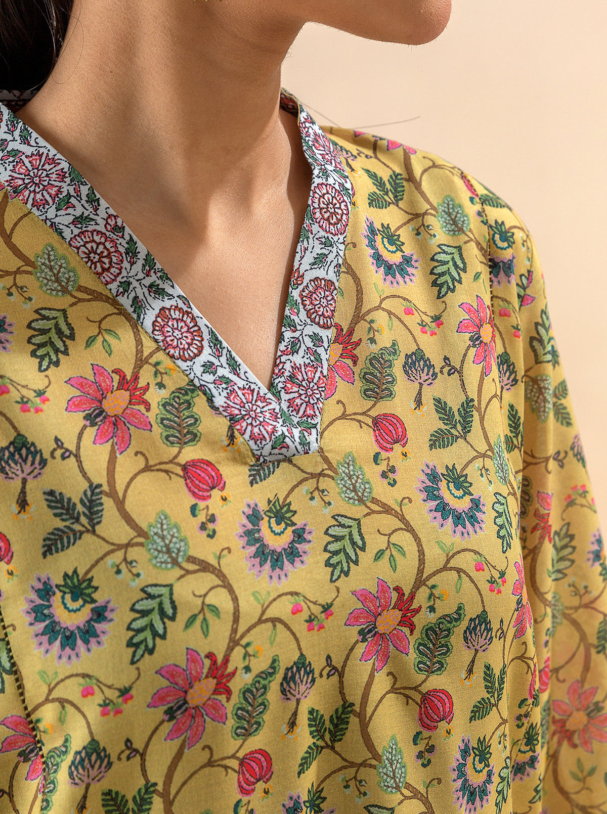 2 PIECE PRINTED LAWN SUIT-MELLOW YELLOW BT-MORBAGH SU_24   