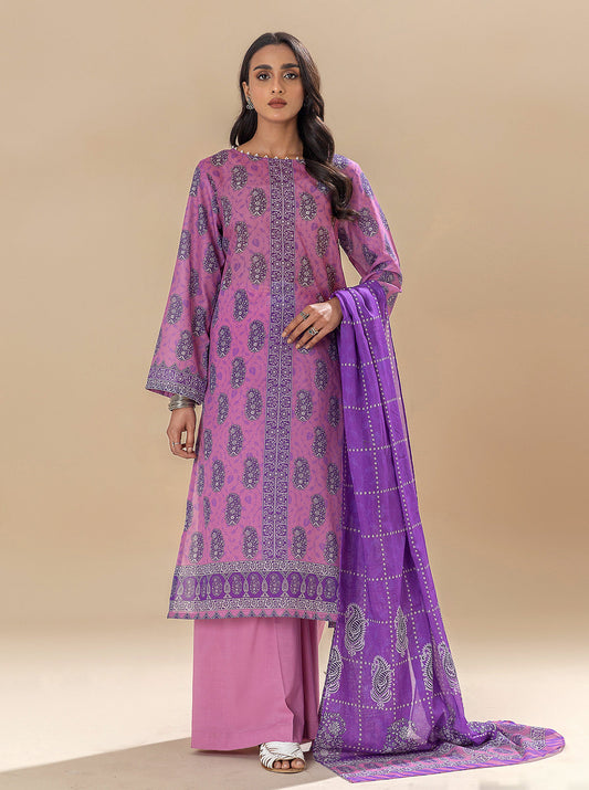 2 PIECE PRINTED LAWN SUIT-CANDY CRUSH BT-MORBAGH SU_24   