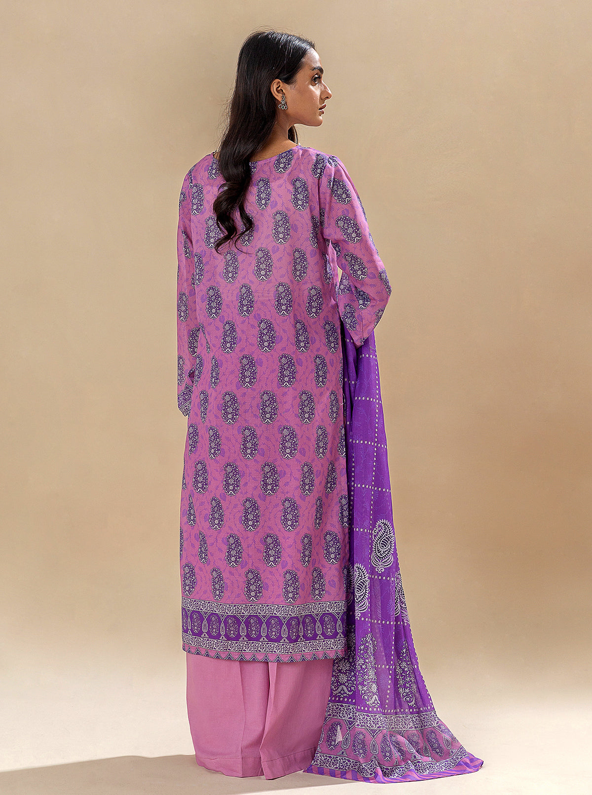 2 PIECE PRINTED LAWN SUIT-CANDY CRUSH BT-MORBAGH SU_24   