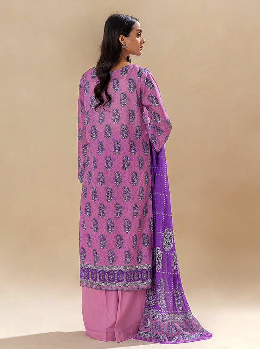 2 PIECE PRINTED LAWN SUIT-CANDY CRUSH BT-MORBAGH SU_24   