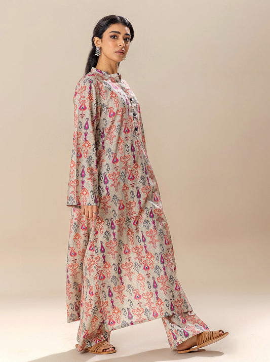 2 PIECE PRINTED LAWN SUIT-SINUOUS SYNC BT-MORBAGH SU_24   