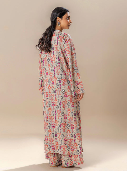 2 PIECE PRINTED LAWN SUIT-SINUOUS SYNC BT-MORBAGH SU_24   