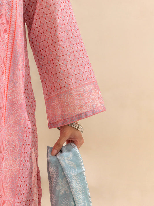3 PIECE PRINTED LAWN SUIT-SERENE NEEDLE MORBAGH SU_24   