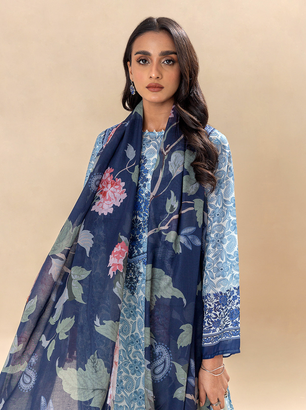 3 PIECE PRINTED LAWN SUIT-INTRICATE MELODY BT-MORBAGH SU_24   