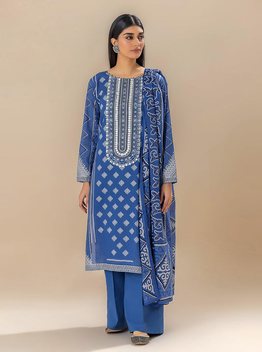 3 PIECE EMBROIDERED LAWN SUIT-BRIGHT STAR BT-MORBAGH SU_24   