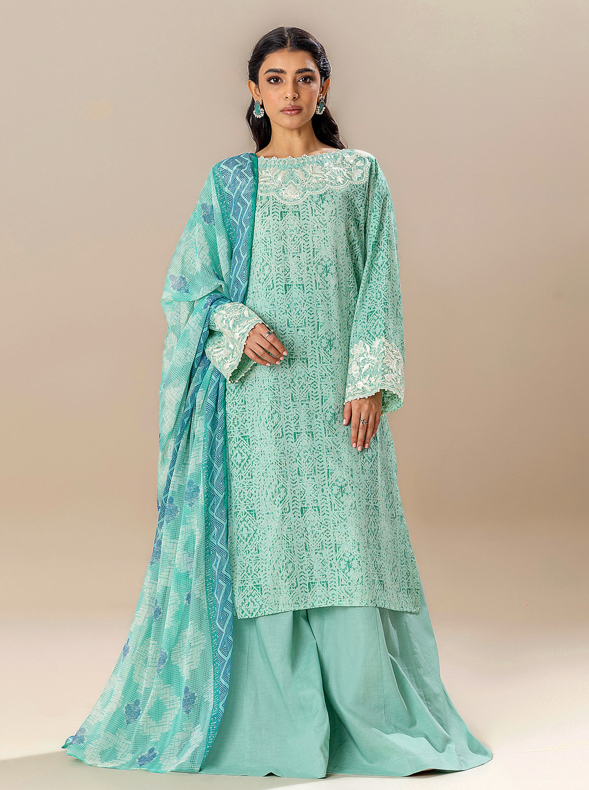 3 PIECE EMBROIDERED LAWN SUIT-MINERAL MINE BT-MORBAGH SU_24   