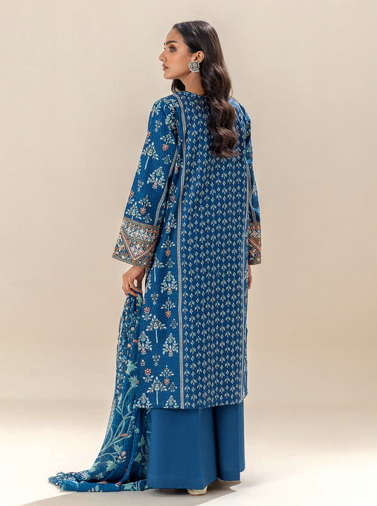 3 PIECE EMBROIDERED LAWN SUIT-NOUVEAU MAGIC BT-MORBAGH SU_24   