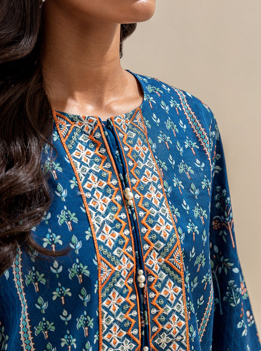 3 PIECE EMBROIDERED LAWN SUIT-NOUVEAU MAGIC BT-MORBAGH SU_24   