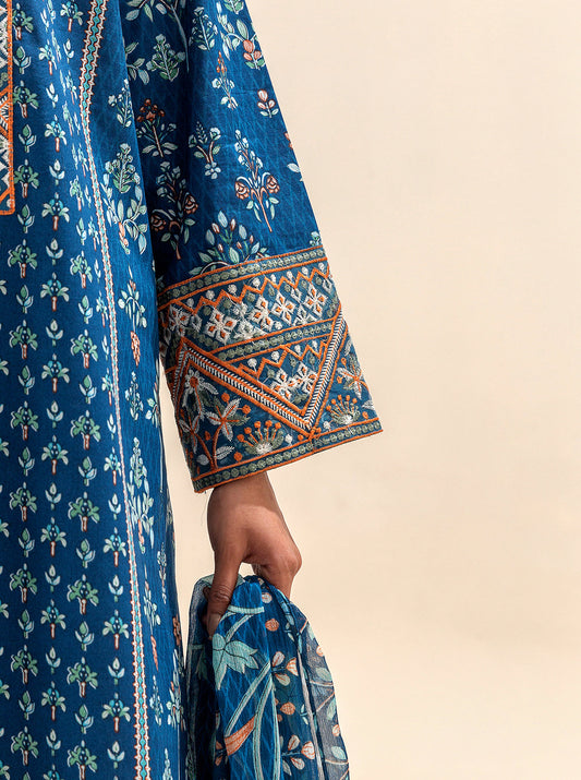 3 PIECE EMBROIDERED LAWN SUIT-NOUVEAU MAGIC BT-MORBAGH SU_24   