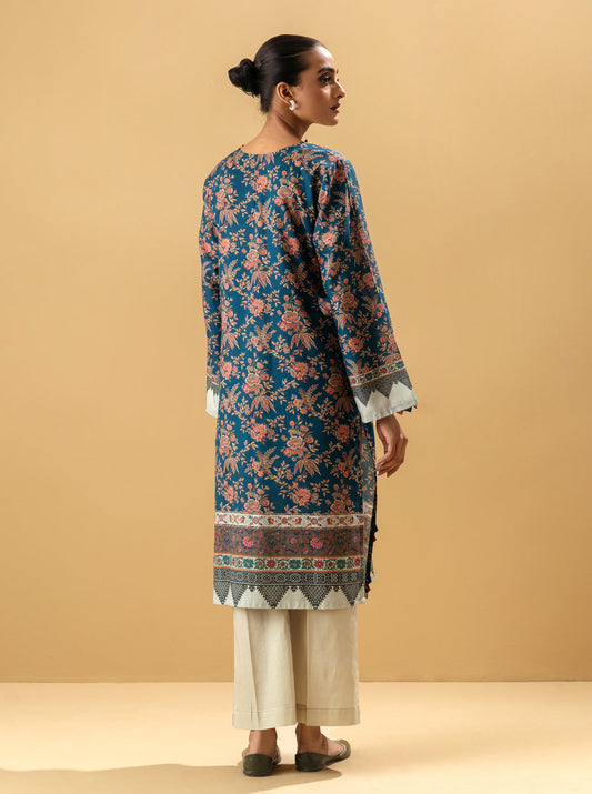1 PIECE - PRINTED KHADDAR SHIRT - SYLVAN MORBAGH WN_22   