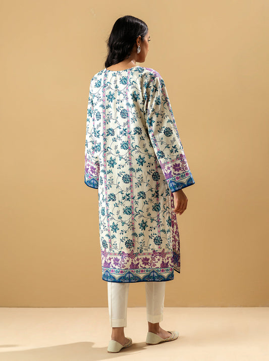 2 PIECE - PRINTED KHADDAR SUIT - GARDENIA MORBAGH WN_22   