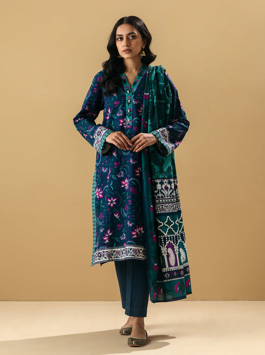 2 PIECE - PRINTED KHADDAR SUIT - APPROVAL MORBAGH WN_22   