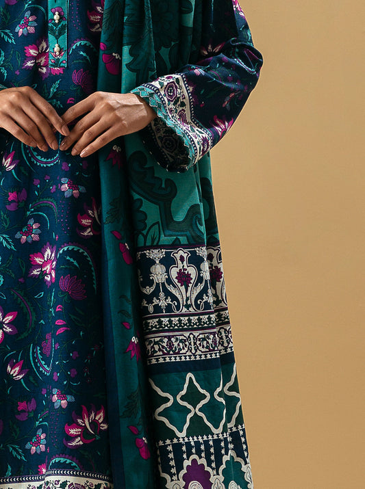 2 PIECE - PRINTED KHADDAR SUIT - APPROVAL MORBAGH WN_22   