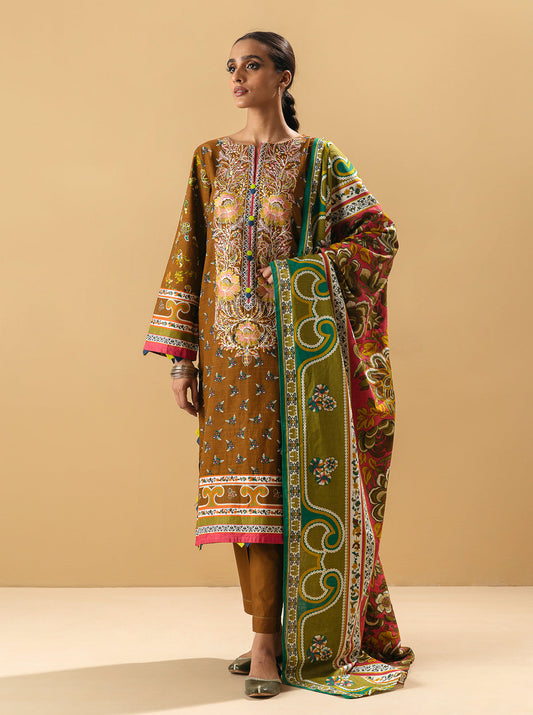 3 PIECE - EMBROIDERED KHADDAR SUIT - ARCADION MORBAGH WN_22   
