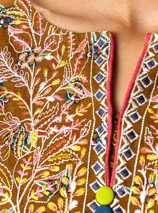 3 PIECE - EMBROIDERED KHADDAR SUIT - ARCADION MORBAGH WN_22   