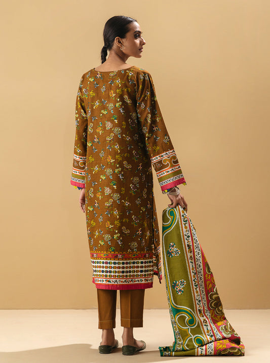 3 PIECE - EMBROIDERED KHADDAR SUIT - ARCADION MORBAGH WN_22   