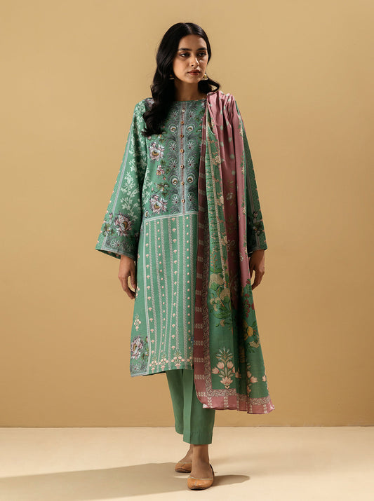 3 PIECE - PRINTED KHADDAR SUIT - SERENE PROMISE MORBAGH WN_22   