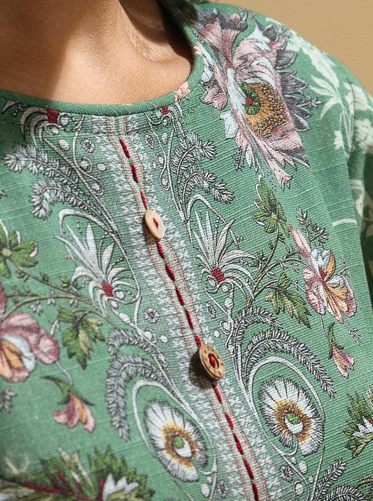 3 PIECE - PRINTED KHADDAR SUIT - SERENE PROMISE MORBAGH WN_22   