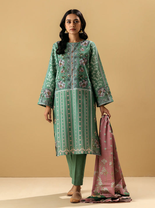 3 PIECE - PRINTED KHADDAR SUIT - SERENE PROMISE MORBAGH WN_22   