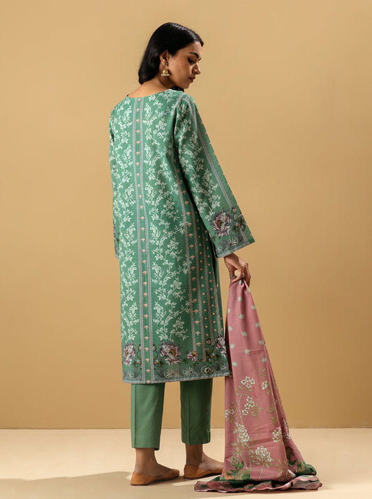 3 PIECE - PRINTED KHADDAR SUIT - SERENE PROMISE MORBAGH WN_22   