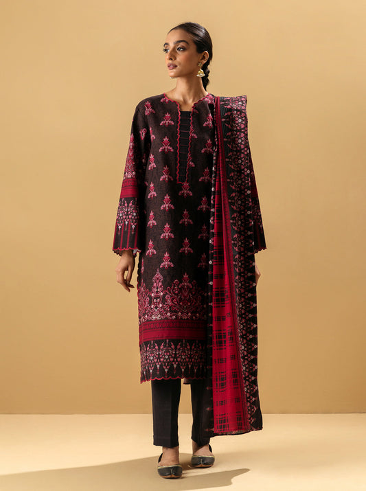3 PIECE - PRINTED KHADDAR SUIT - SIENNA DREAMS MORBAGH WN_22   