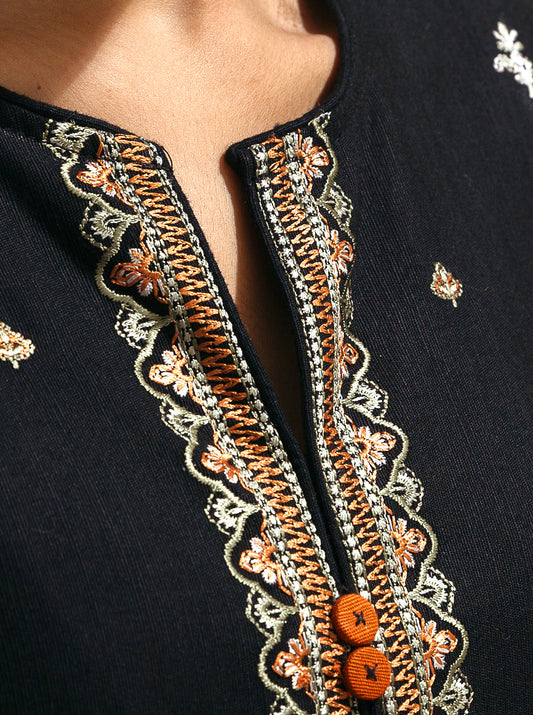 3 PIECE - EMBROIDERED KHADDAR SUIT - NOMADIC EDGE MORBAGH WN_22   