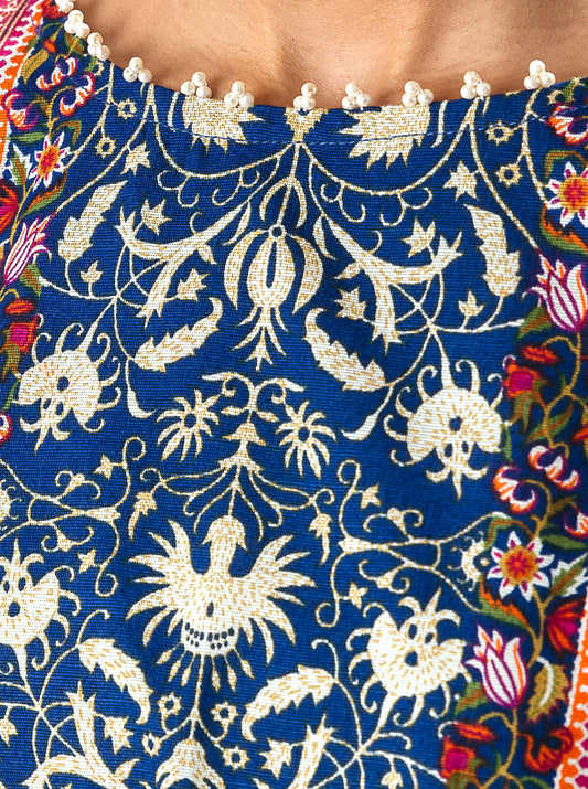 3 PIECE - PRINTED KHADDAR SUIT - FLOCAL GLOIY MORBAGH WN_22   