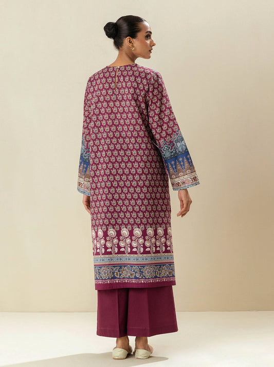 1 PIECE - PRINTED CAMBRIC SHIRT - VIVACIOUS CHERRY MORBAGH WN_23   