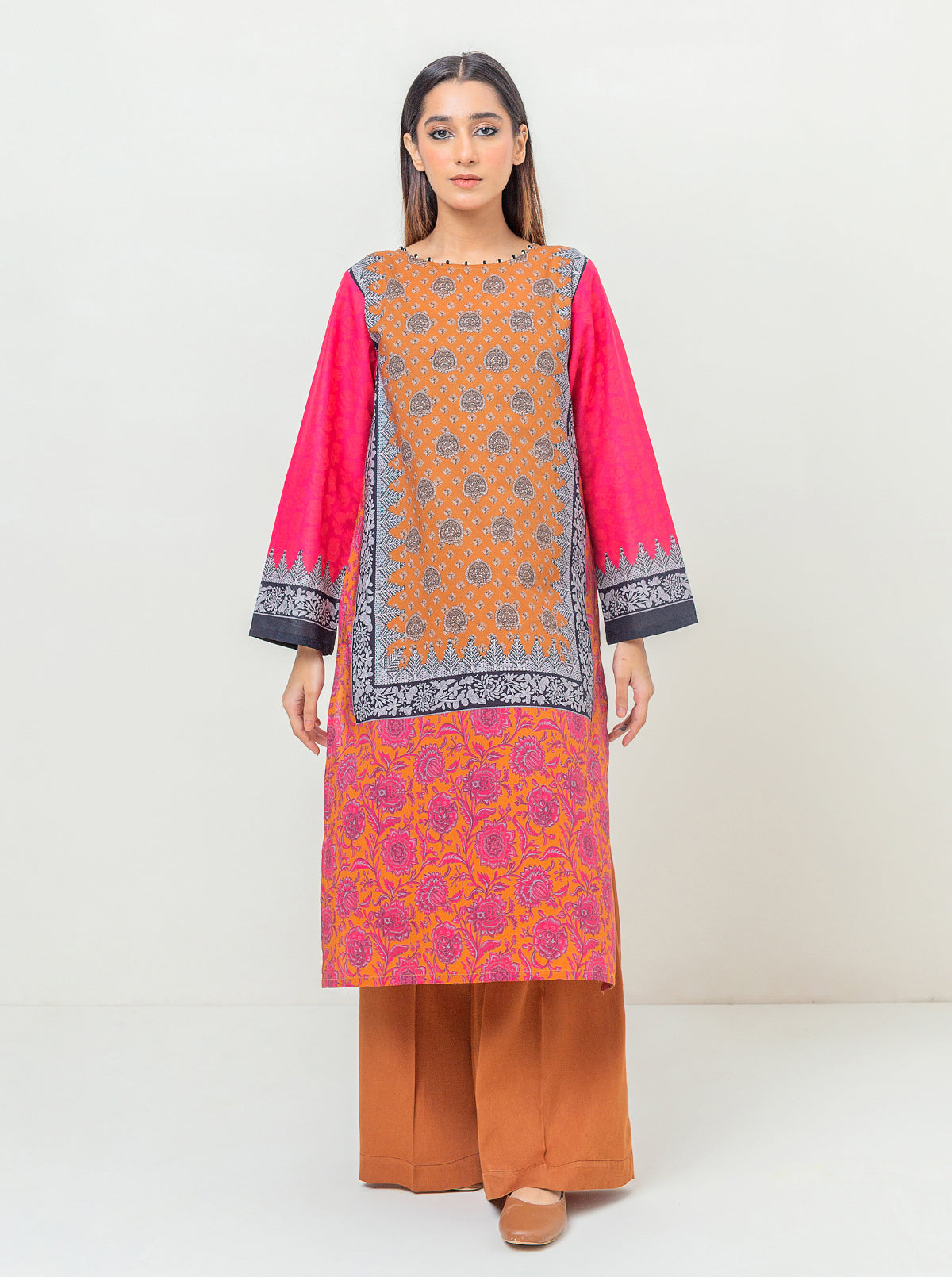 2 PIECE - PRINTED CAMBRIC SUIT - MAIN GRANDEUR MORBAGH WN_23   