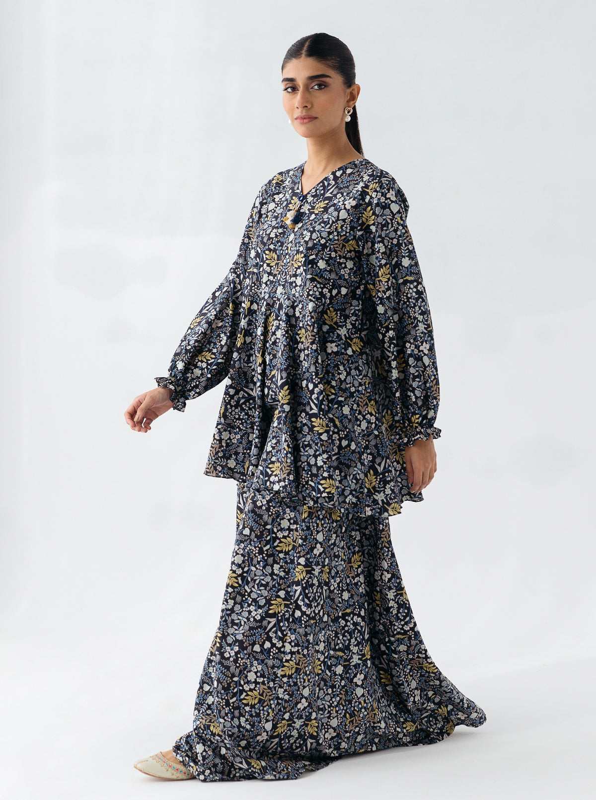 2 PIECE - PRINTED CAMBRIC SUIT - ENCHANTING GARDEN MORBAGH WN_23   
