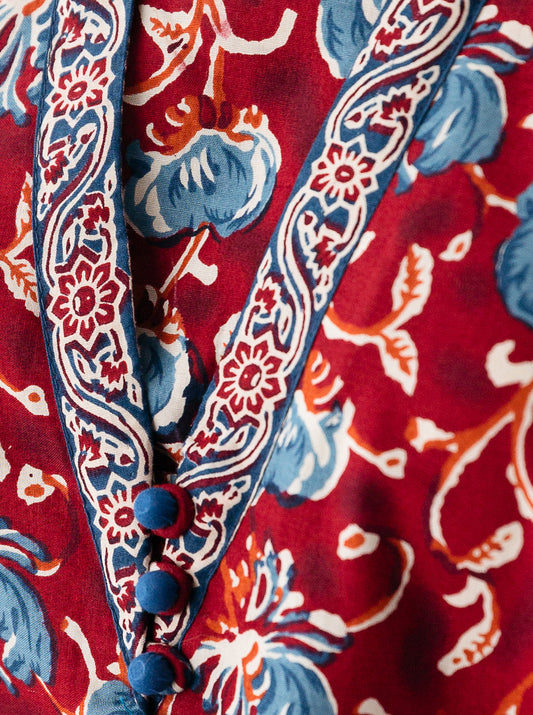 2 PIECE - PRINTED CAMBRIC SUIT - CRAFT CAROUSEL MORBAGH WN_23   