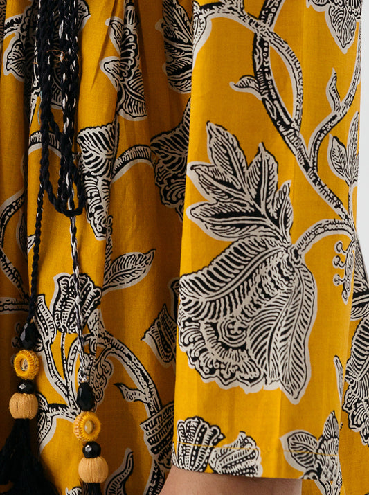 2 PIECE - PRINTED CAMBRIC SUIT - SUNSTRUCK GOLD MORBAGH WN_23   