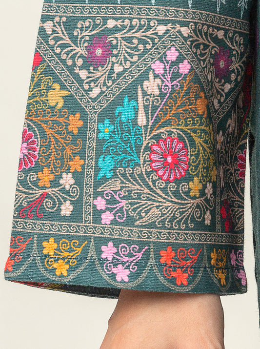 3 PIECE - PRINTED KHADDAR SUIT - ETHNIC ELEGANCE MORBAGH WN_23   