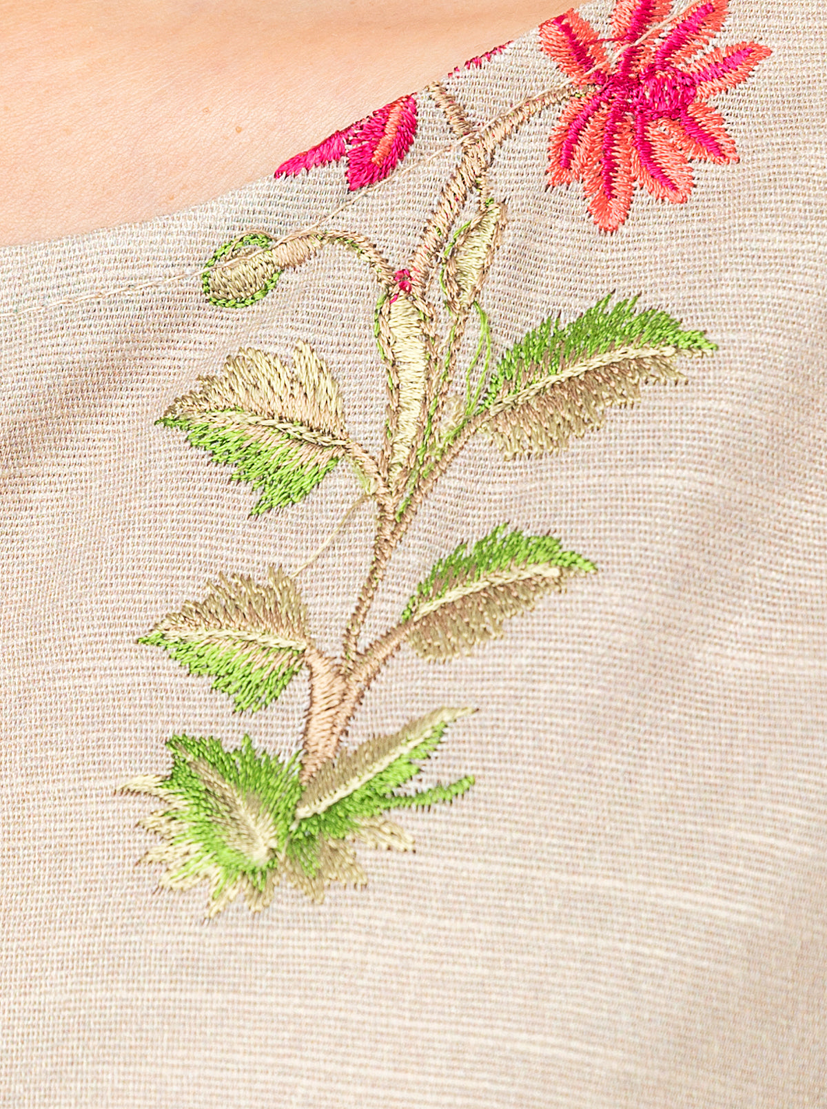 3 PIECE - EMBROIDERED KHADDAR SUIT - ELEGANT IVORY MORBAGH WN_23   