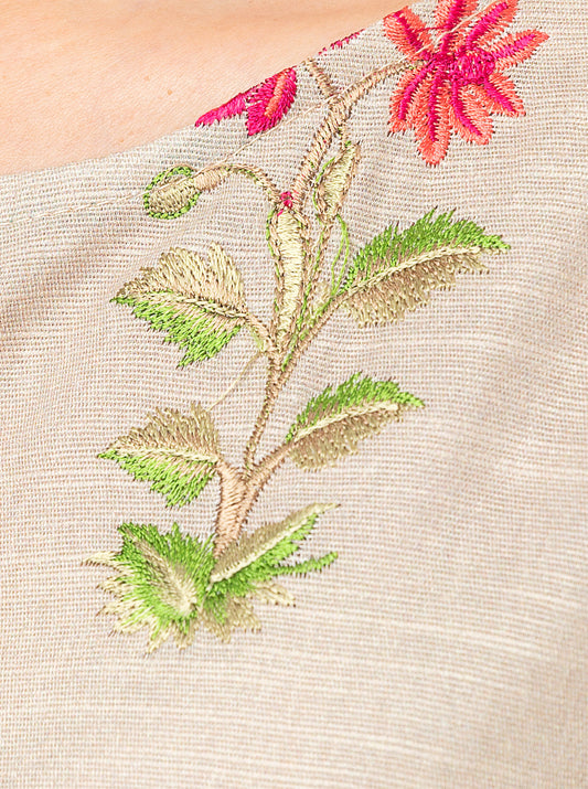 3 PIECE - EMBROIDERED KHADDAR SUIT - ELEGANT IVORY MORBAGH WN_23   