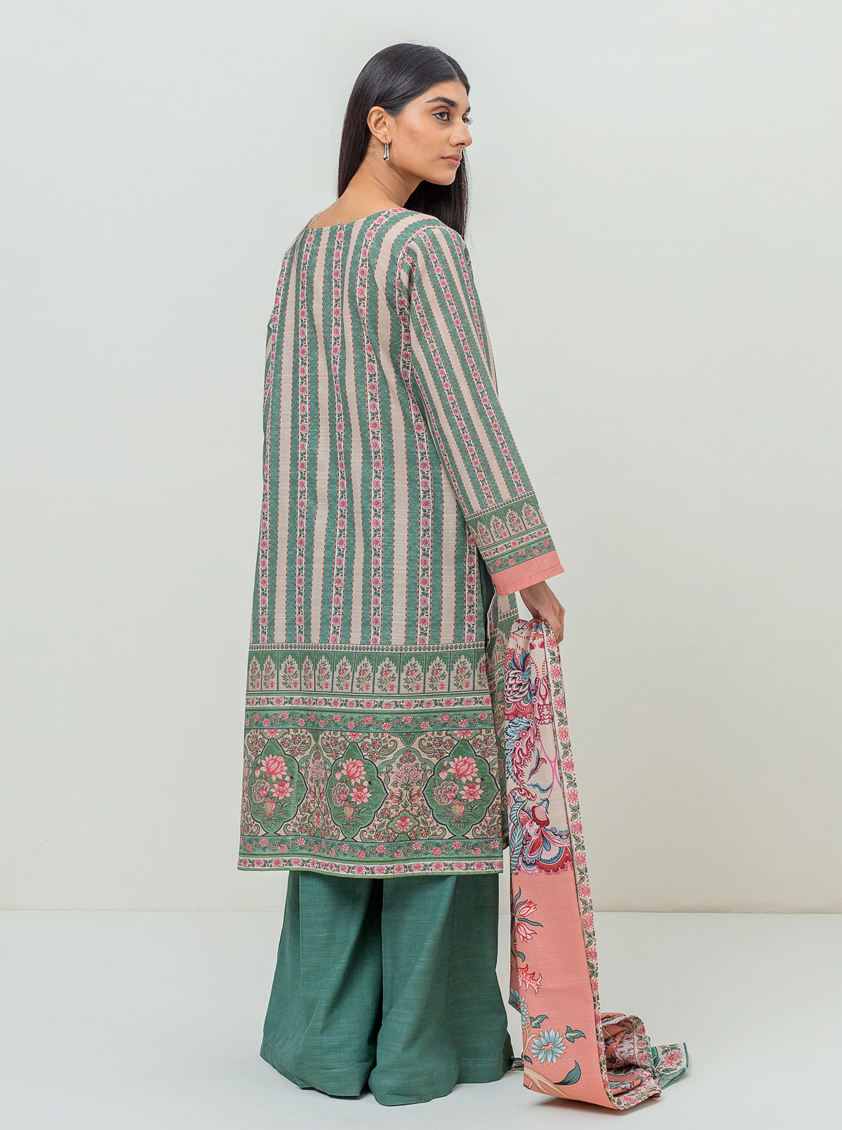 2 PIECE PRINTED KHADDAR SUIT-LINEAGE LEAF (UNSTITCHED)