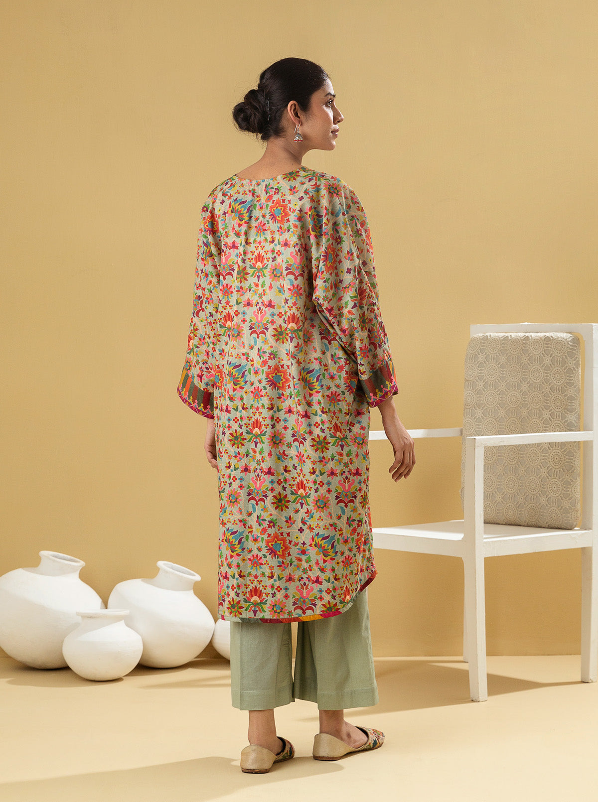 1 PIECE - PRINTED LAWN SHIRT - SUMMER BREEZE MORBAGH SU_22   