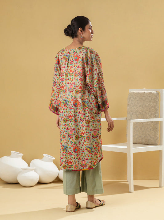 1 PIECE - PRINTED LAWN SHIRT - SUMMER BREEZE MORBAGH SU_22   