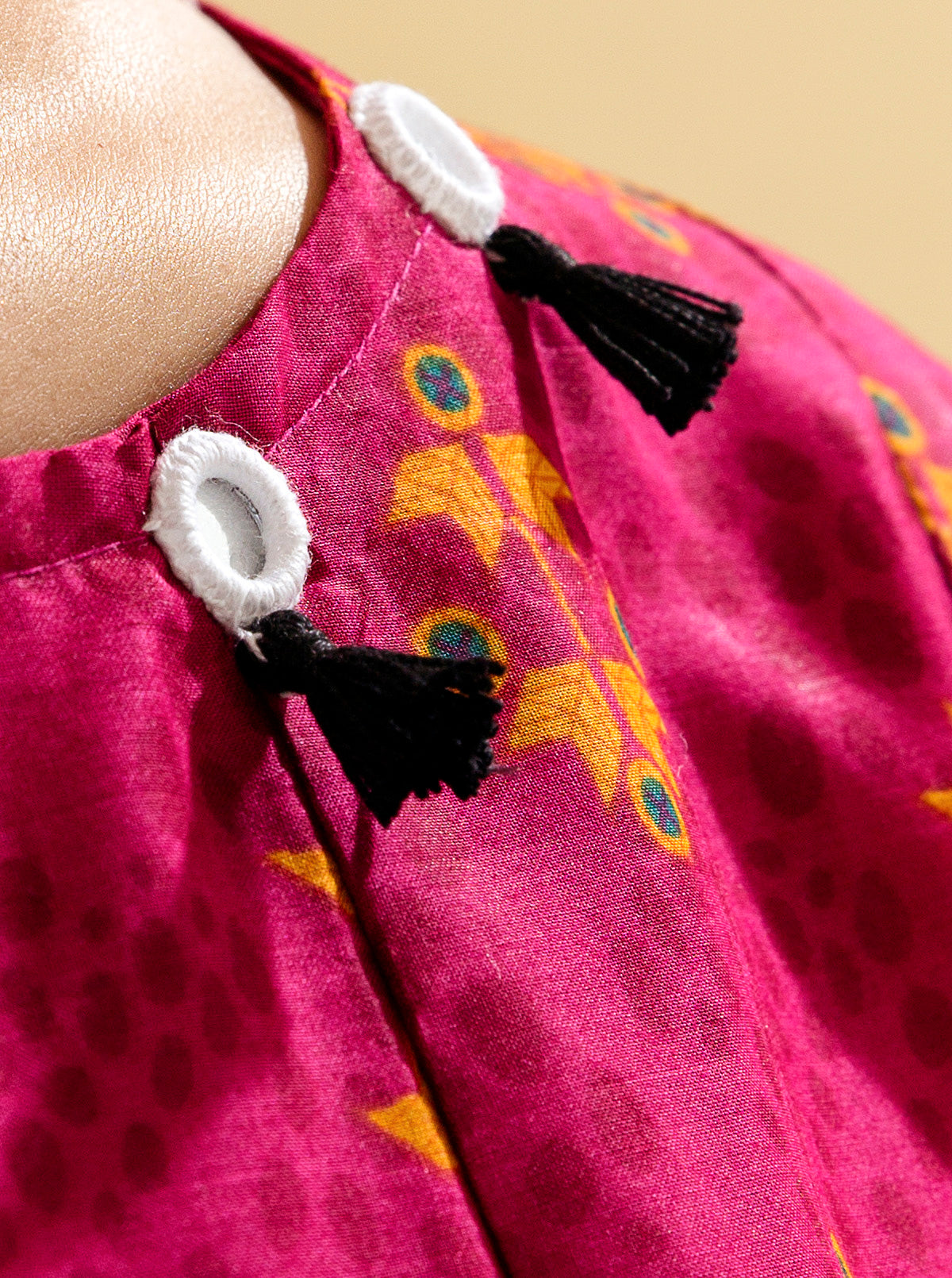 2 PIECE - PRINTED LAWN SUIT - RASPBERRY PINK MORBAGH SU_22   